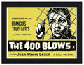 2634 400 blows movie poster 2 Vintage Advert A4 Photo Print