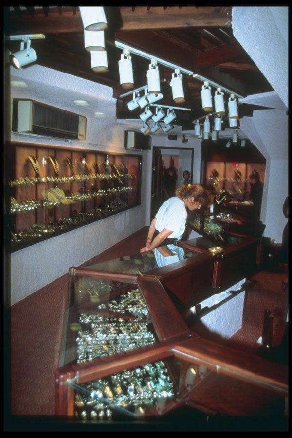 264024 Local Craft Shops, Cancun A4 Photo Print