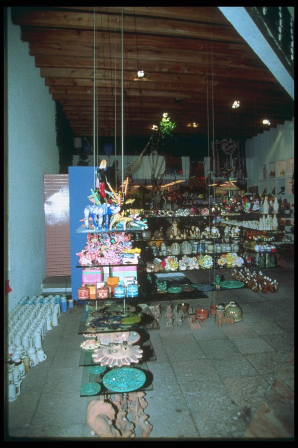 264025 Local Craft Shops, Cancun A4 Photo Print