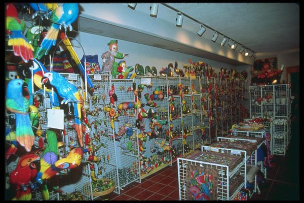 264026 Local Craft Shops, Cancun A4 Photo Print