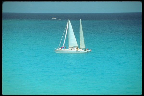 264032 Sailing, Cancun A4 Photo Print