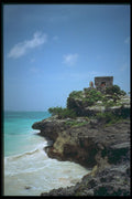 264037 Maya Ruins At Tulum, Mexico A4 Photo Print