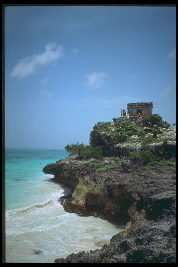 264037 Maya Ruins At Tulum, Mexico A4 Photo Print