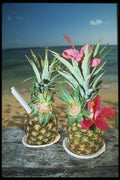 264050 Colorful Exotic Drinks, Cozumel, Mexico A4 Photo Print