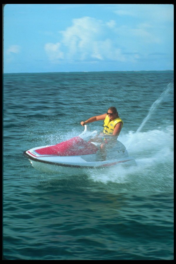 264067 Jet Skiing, Cancun, Mexico A4 Photo Print