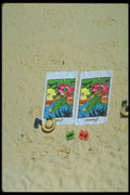 264073 Colorful Towels On The Beach, Cancun A4 Photo Print