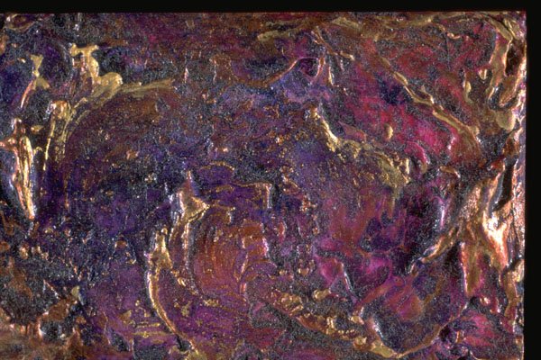 265092 Gold And Purple Bas Relief A4 Photo Print