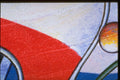 265096 Red Stripe A4 Photo Print