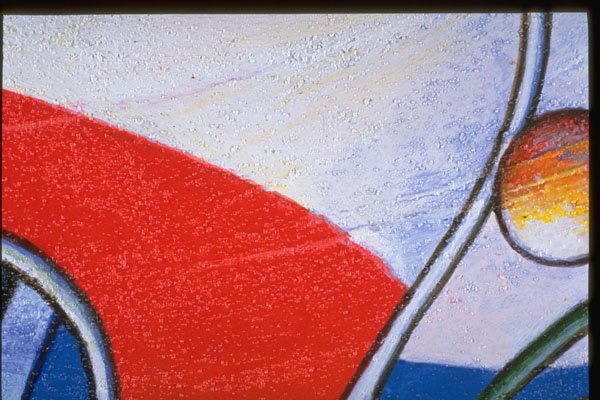 265096 Red Stripe A4 Photo Print