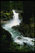 266006 Silver Falls A4 Photo Print