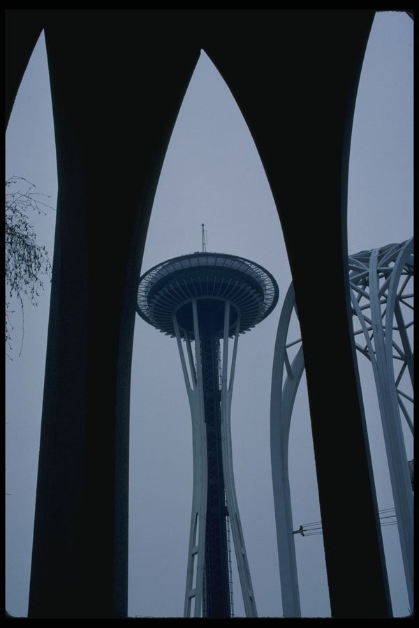 266042 Space Needle Summit A4 Photo Print