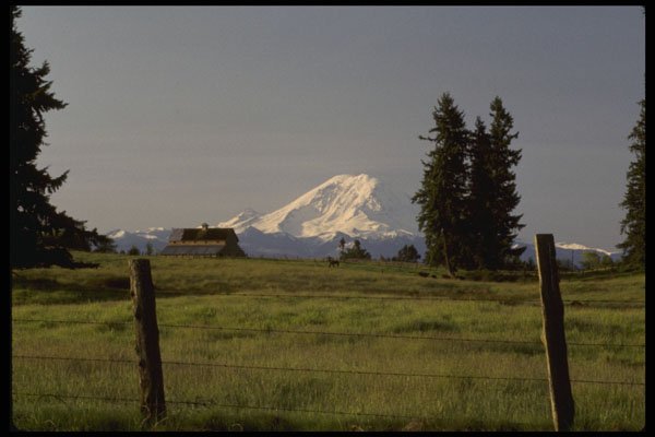 266098 Morning By The Mountains A4 Photo Print