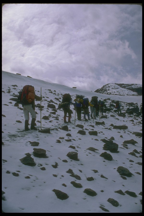 267064 Glacier Ascent, Baffin Island A4 Photo Print
