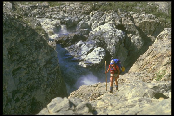 267079 Waterfall, Kluane, Yukon A4 Photo Print