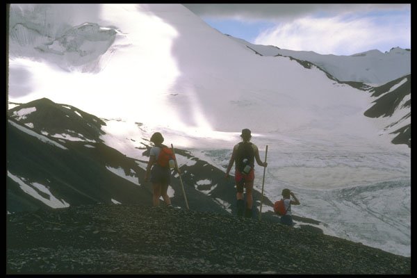 267081 Hoge Glacier, Yukon A4 Photo Print