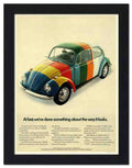 2688 vw beetle 2 Vintage Advert A4 Photo Print