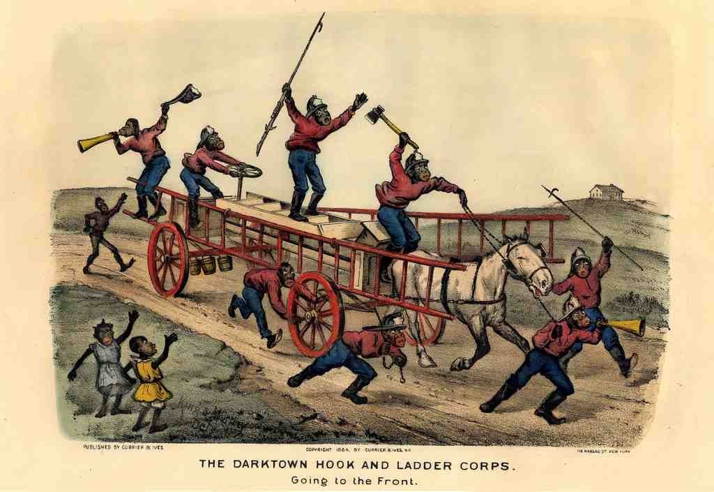 27 Fire Fighting Going To The Front 1884 Vintage A4 Photo Print