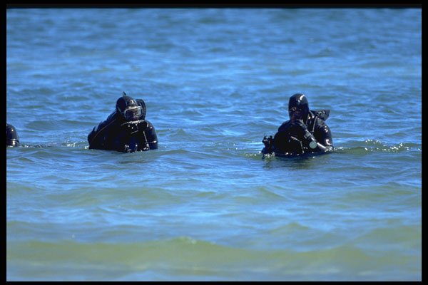 270044 Water Insertion, Frogmen, Navy SEALs A4 Photo Print