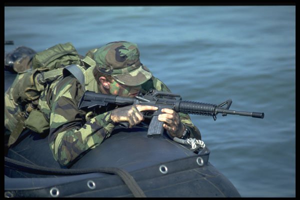 270051 Navy SEALs In Rigid Inflatable Boats A4 Photo Print