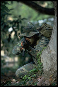 270055 SEAL With MP 5 Machine Gun A4 Photo Print