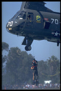 270097 Navy SEALs, At Sea Pick up, UH 46 Helicopter A4 Photo Print