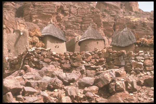 271000 Mountain Homes Of Dogon Village, Mali A4 Photo Print