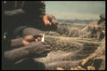 271025 Repairing Nets, Malawi A4 Photo Print