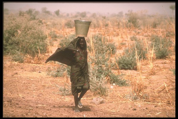 271039 Woman Returning From Well A4 Photo Print