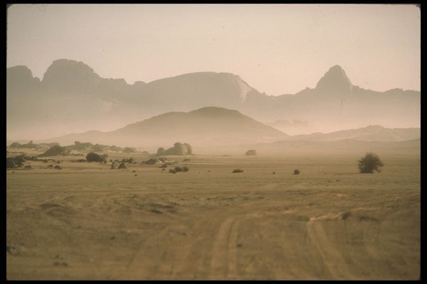 271041 End Of The Road, Sahara A4 Photo Print