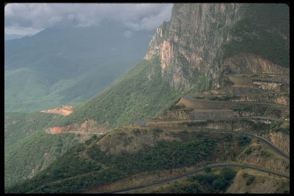 271063 Escarpment And Mountain Road A4 Photo Print