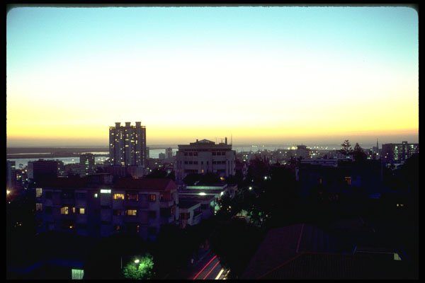 271074 Night Lights Of African City A4 Photo Print