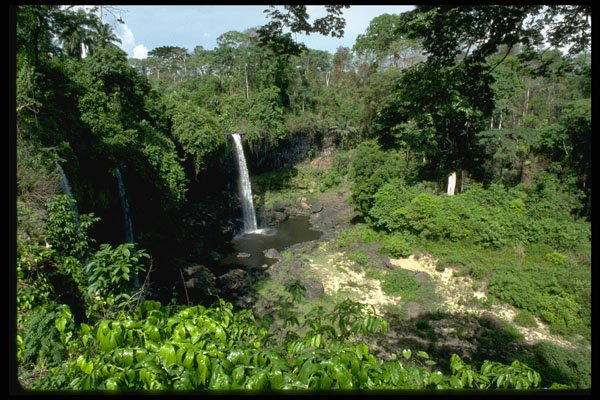271086 Waterfall At Ikom, South east Nigeria A4 Photo Print