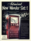 272 admiral television set advert 1940s 2 Vintage Advert A4 Photo Print