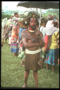 272011 Tribal Outfit, Modern Umbrella A4 Photo Print
