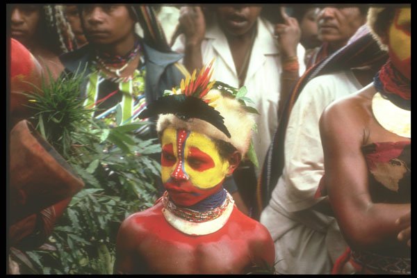 272012 Young Huli Dancer A4 Photo Print