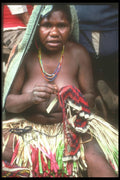 272026 Dani Woman Knitting A4 Photo Print