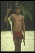 272044 Young Fisherman With Catch A4 Photo Print