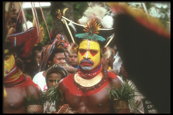 272057 Huli Tribesman A4 Photo Print