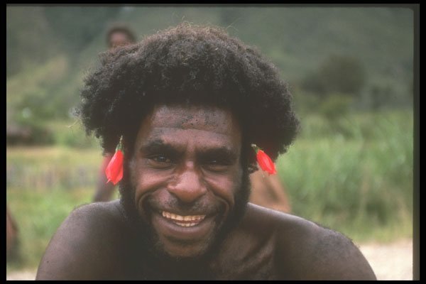 272074 Smiling Tribesman A4 Photo Print