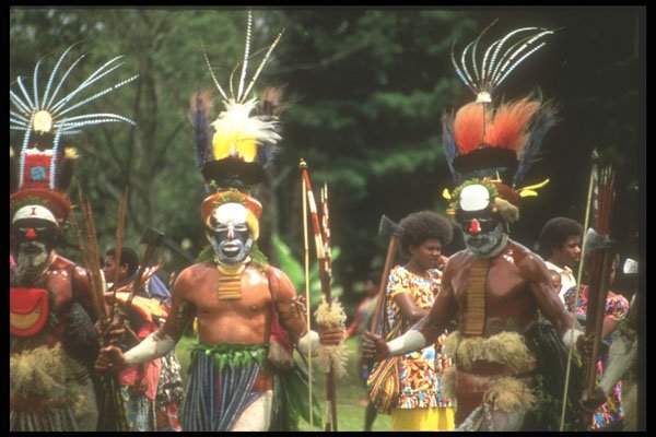 272085 Sing Sing Dancers A4 Photo Print