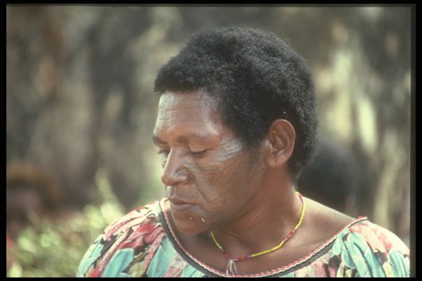 272092 Woman With Tribal Scars A4 Photo Print