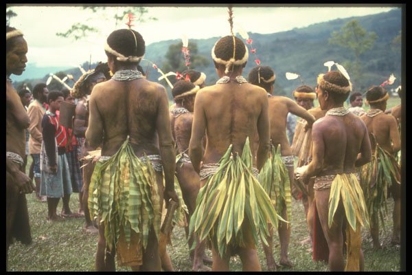 272094 Women With Grass Costumes A4 Photo Print
