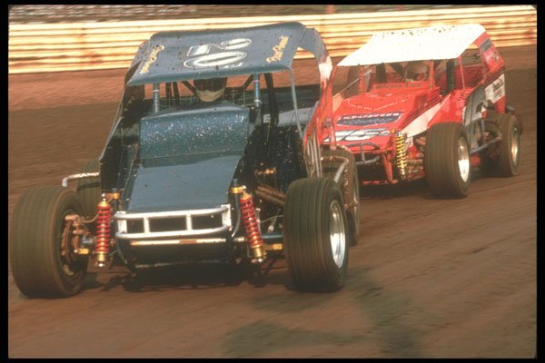 273020 A Pair Of Dirt Modified Stock Cars Duel Through The Turns A4 Photo Print