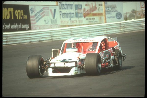 273027 NASCAR Modified Champ Jamie Tomaino Warms Up His Race Car A4 Photo Print