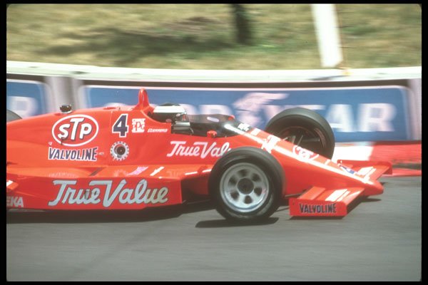 273039 An Indy Car Driver Negotiates A Fast Left handed Turn A4 Photo Print