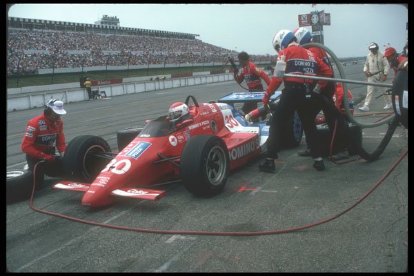 273045 Al Unser Jr. Waits For His Pit Crew To Finish A4 Photo Print
