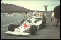273046 Team Members Help Their Driver Get Back Into The Race A4 Photo Print