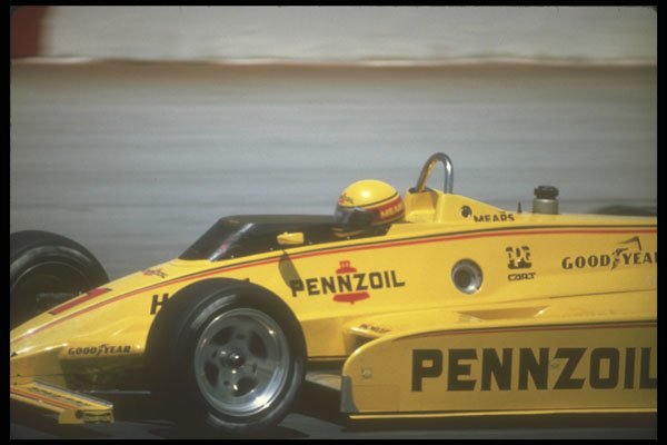 273052 Four time Indy 500 Winner Rick Mears At Speed A4 Photo Print