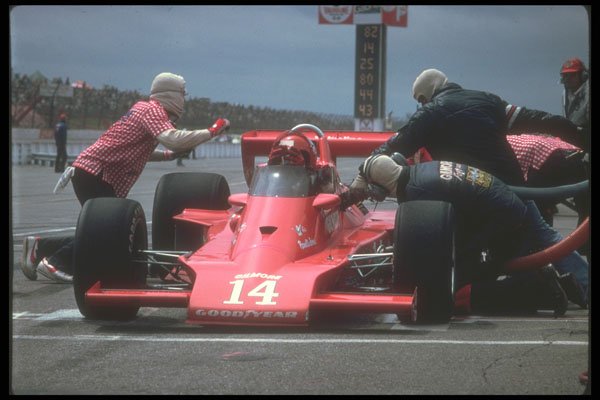 273060 The Legendary A. J. Foyt Gets Quick Service From His Crew A4 Photo Print