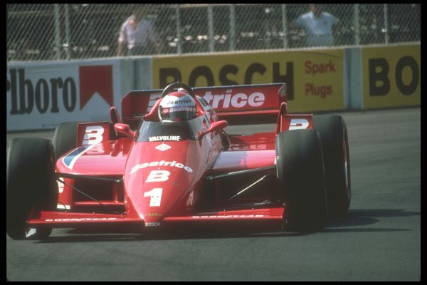 273061 Mario Andretti Corners His Lola Indy Car At The Meadowlands A4 Photo Print